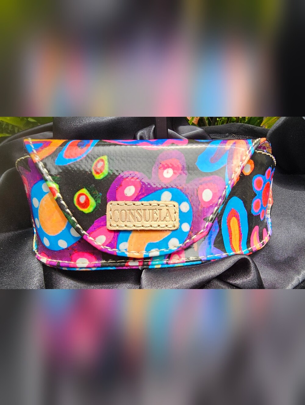 NWT Consuela Sophie Sunglass Case Floral Paisley